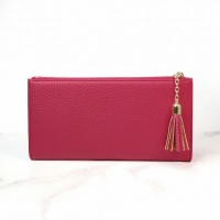 Faux Leather Purse in Pink by Peace Of Mind